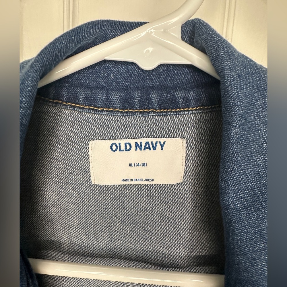Girls Old Navy Jean Jacket. Size XL (14-16) - Picture 3 of 5